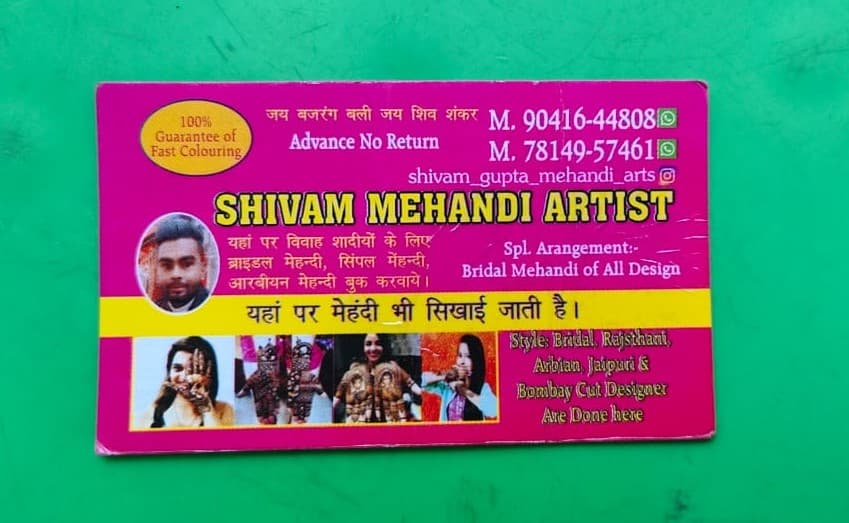 Shivam Mehandi Artist 2