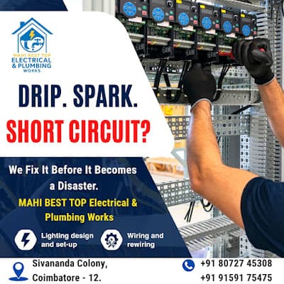 MAHI BEST TOP ELECTRICIAN & PLUMBER WORKS 5
