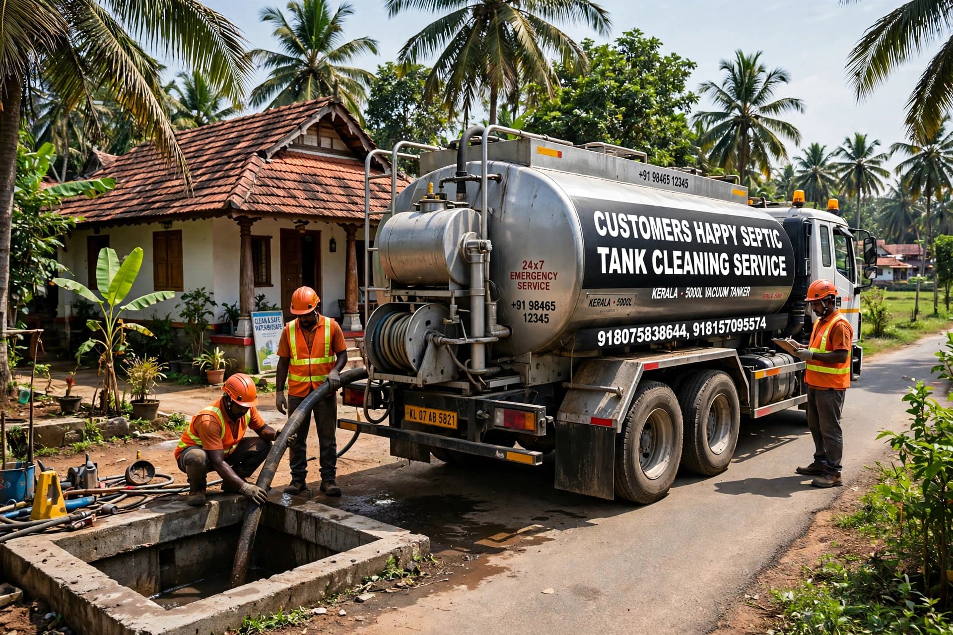 CUSTOMERS HAPPY SEPTIC TANK CLEANING SERVICE  2