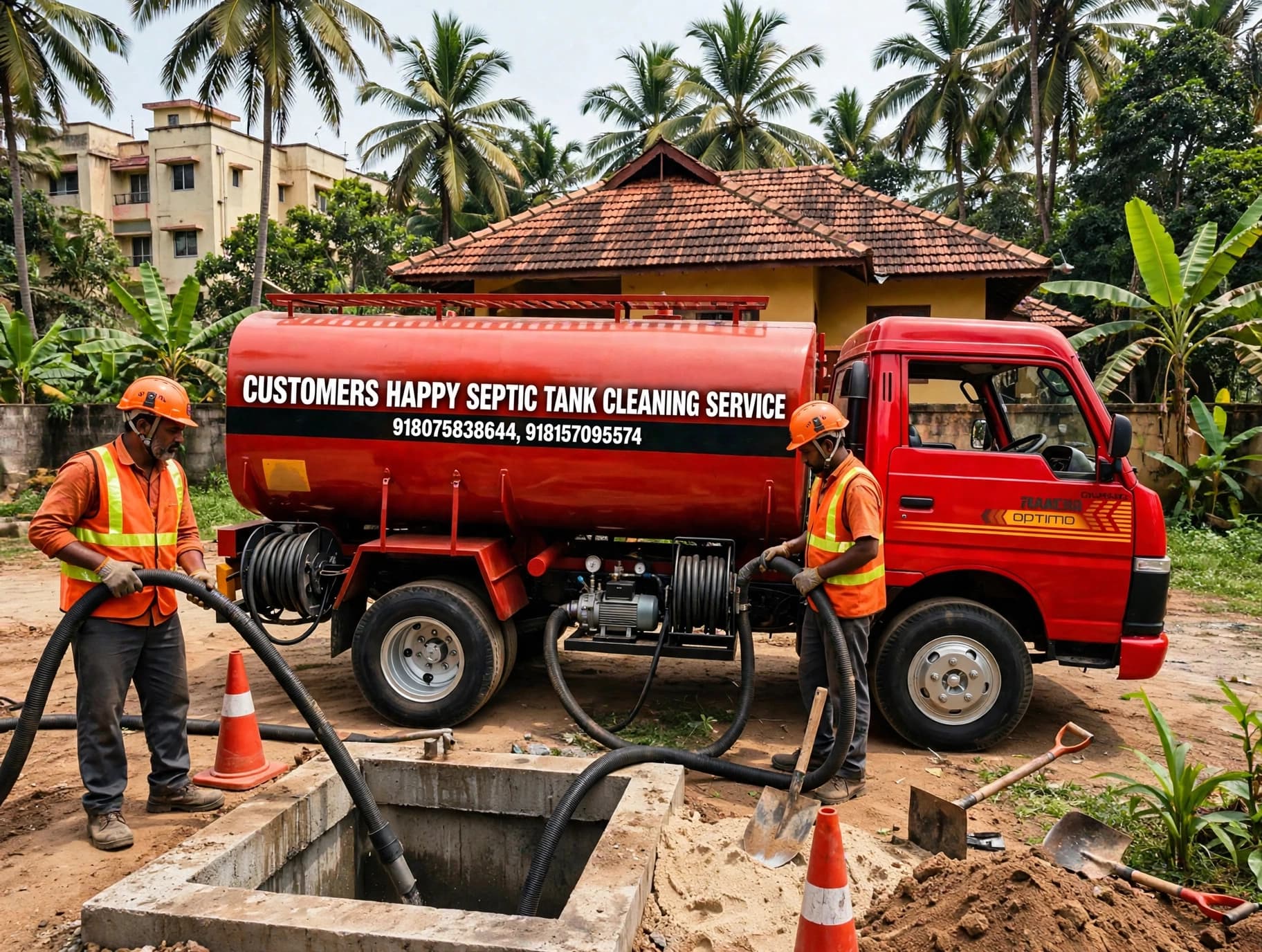 CUSTOMERS HAPPY SEPTIC TANK CLEANING SERVICE  3