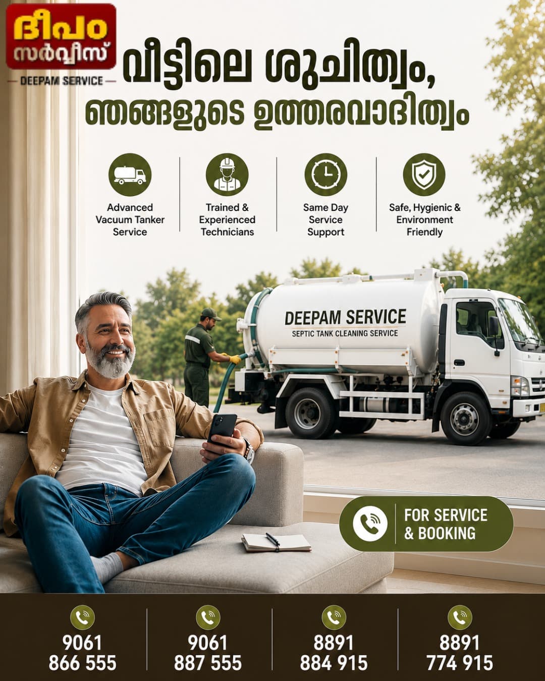 Deepam Septic Tank Cleaning Service  4