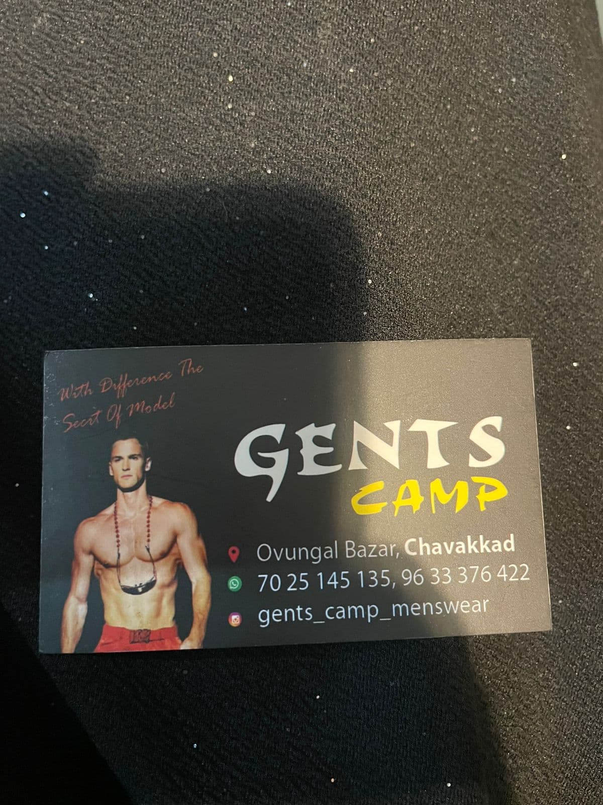 GENTS CAMP