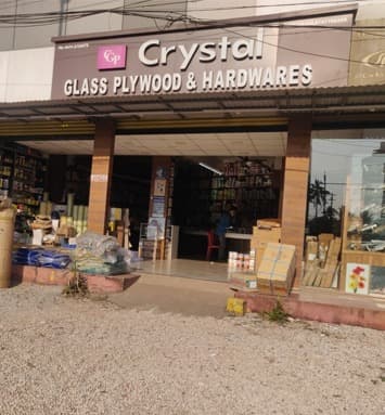 Crystal glass Plywoods and Hardware