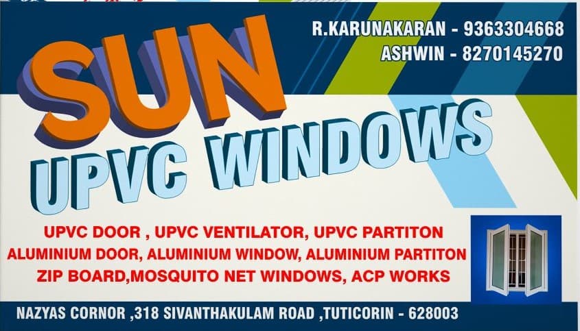 Sun UPVC Windows Tamilnadu