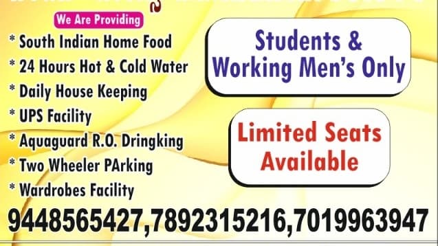 Nandan PG for Boys Karnataka