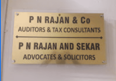 P N RAJAN & Co -AUDITORS