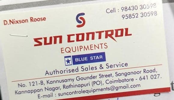 Sun control equipment