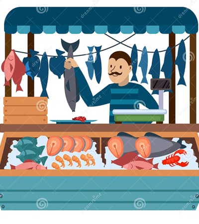 Beach Fresh Fish Stall