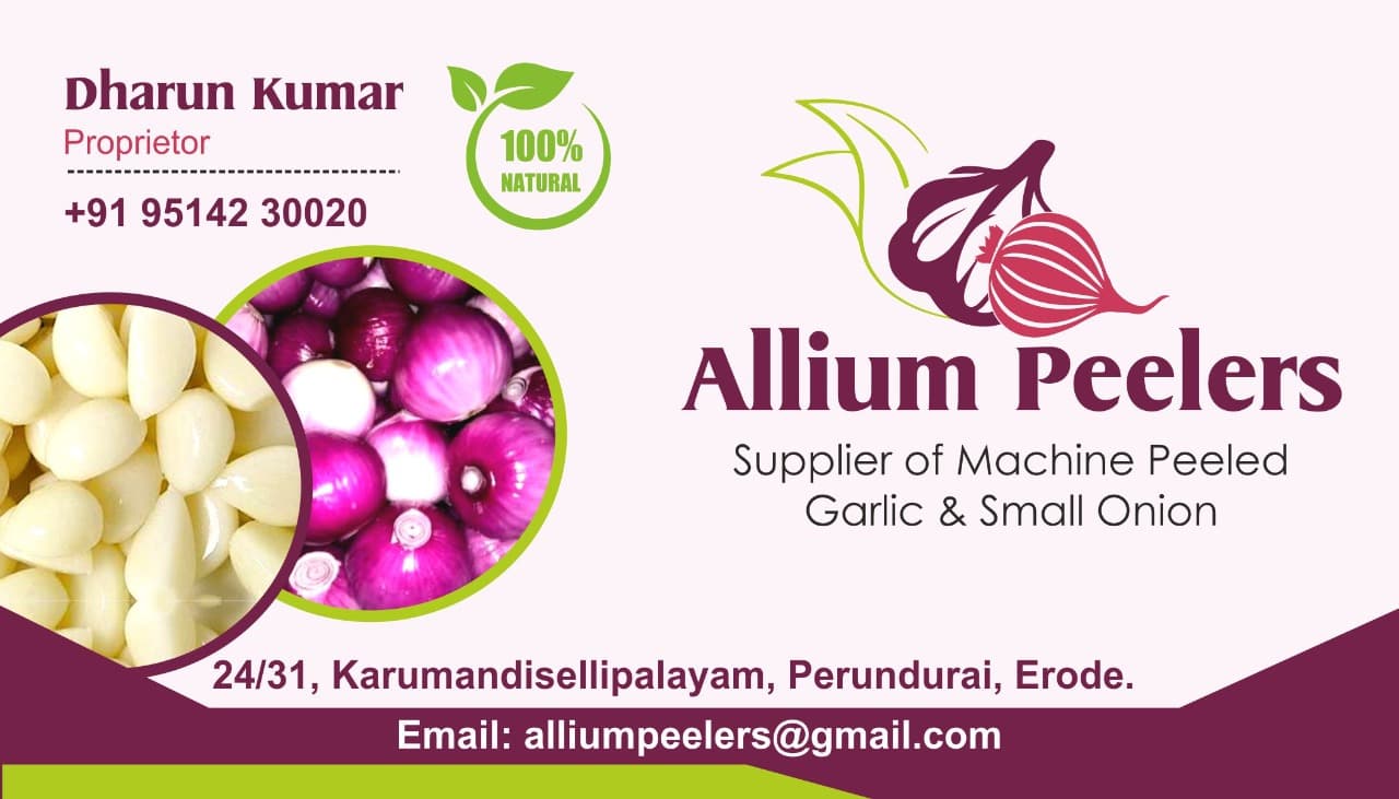 Allium Peelers Tamilnadu