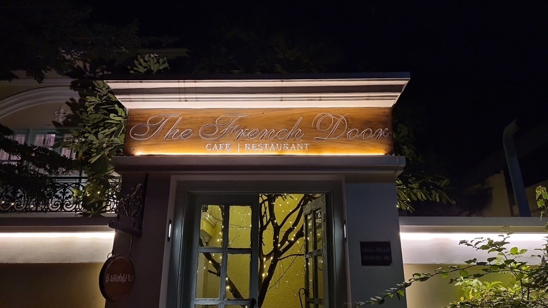The French Door (Café & Restaurant) Tamilnadu